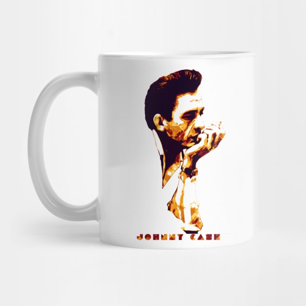 Johnny Cash - Popart by TheMarineBiologist